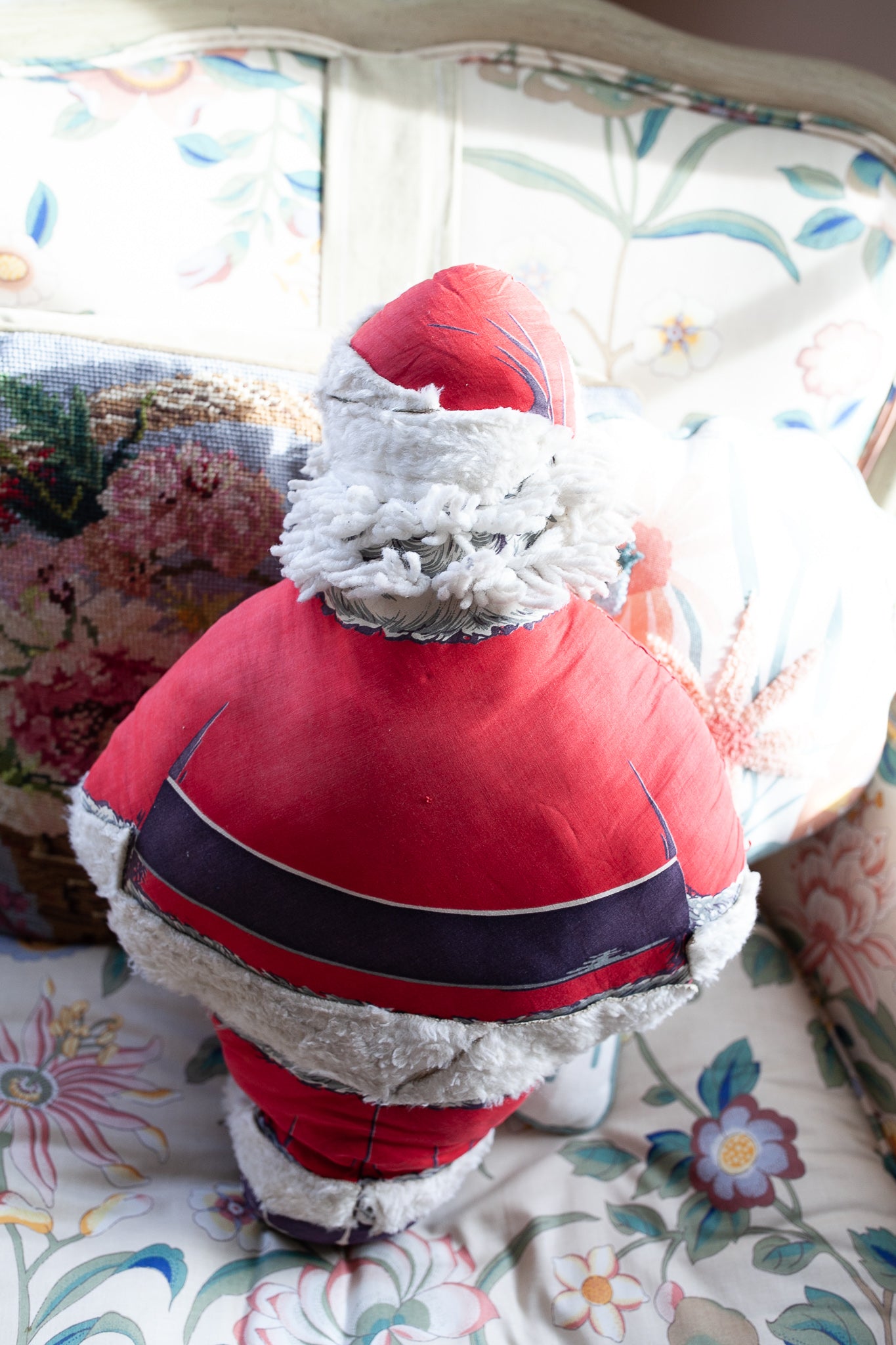 Vintage deals stuffed santa