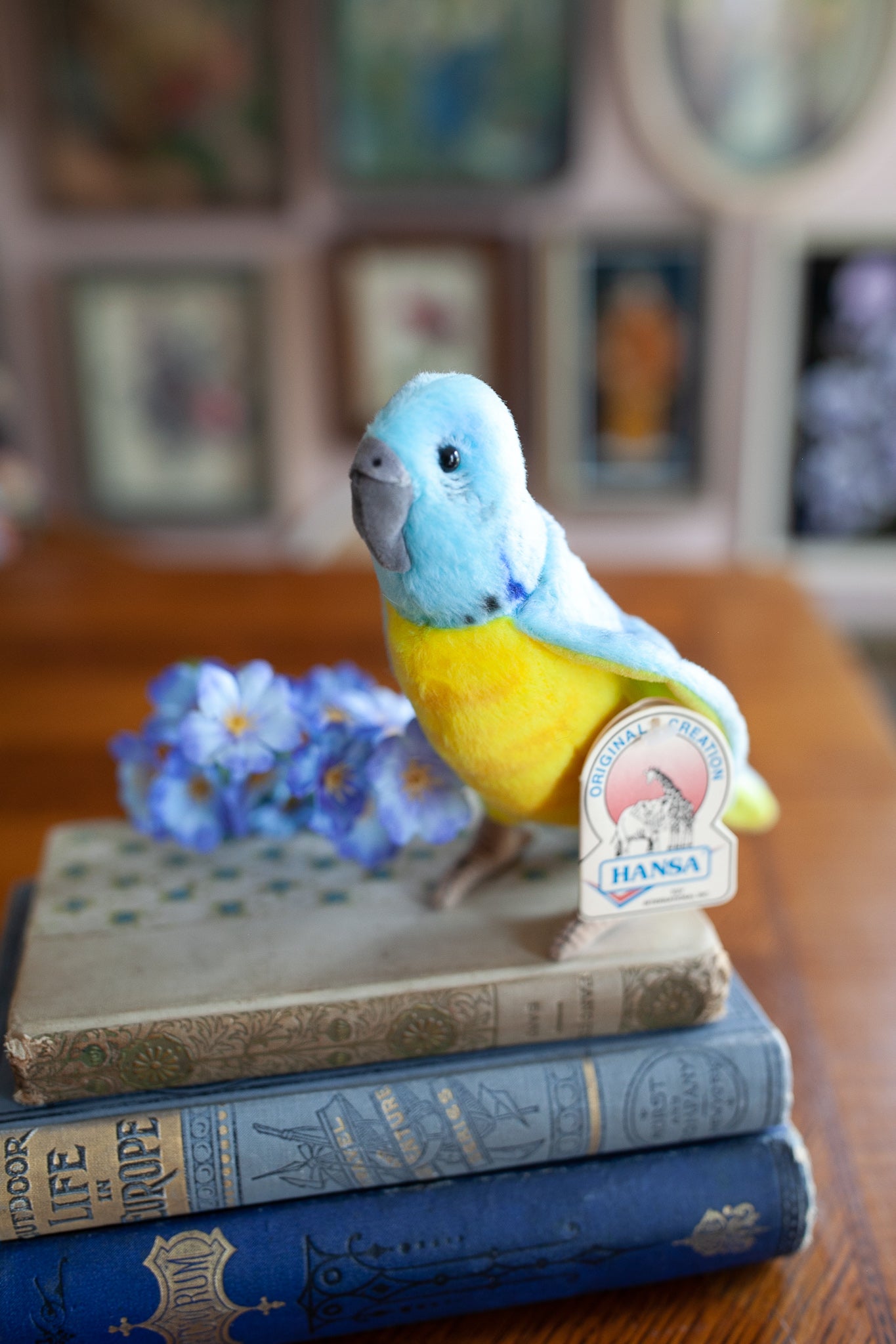 Hansa Original Creation Blue Budgie- Parakeet