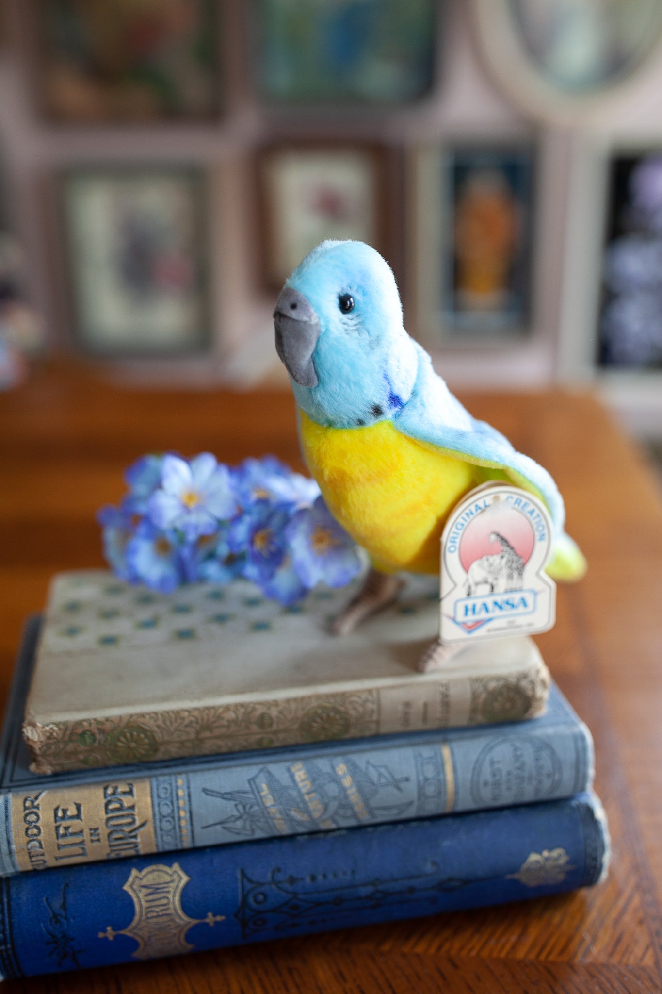 Hansa Original Creation Blue Budgie- Parakeet