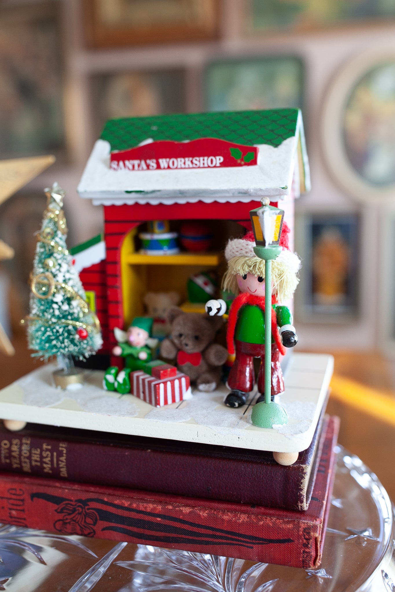 Vintage Enesco Toy Land Music Box- Vintage Christmas Decoration