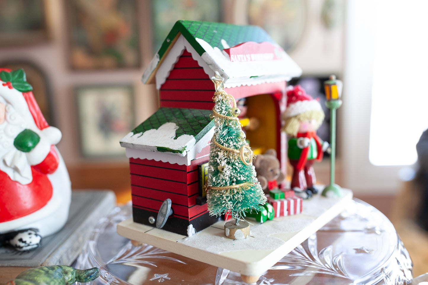 Vintage Enesco Toy Land Music Box- Vintage Christmas Decoration