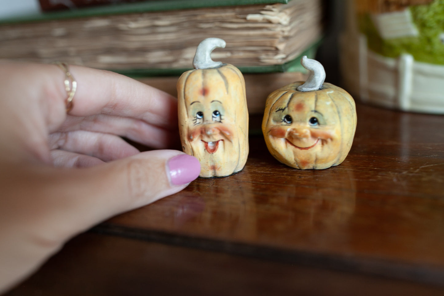 Vintage Pumpkins- Allyson Nagel Pumpkins -Anthropomorphic 1995 Pumpkins