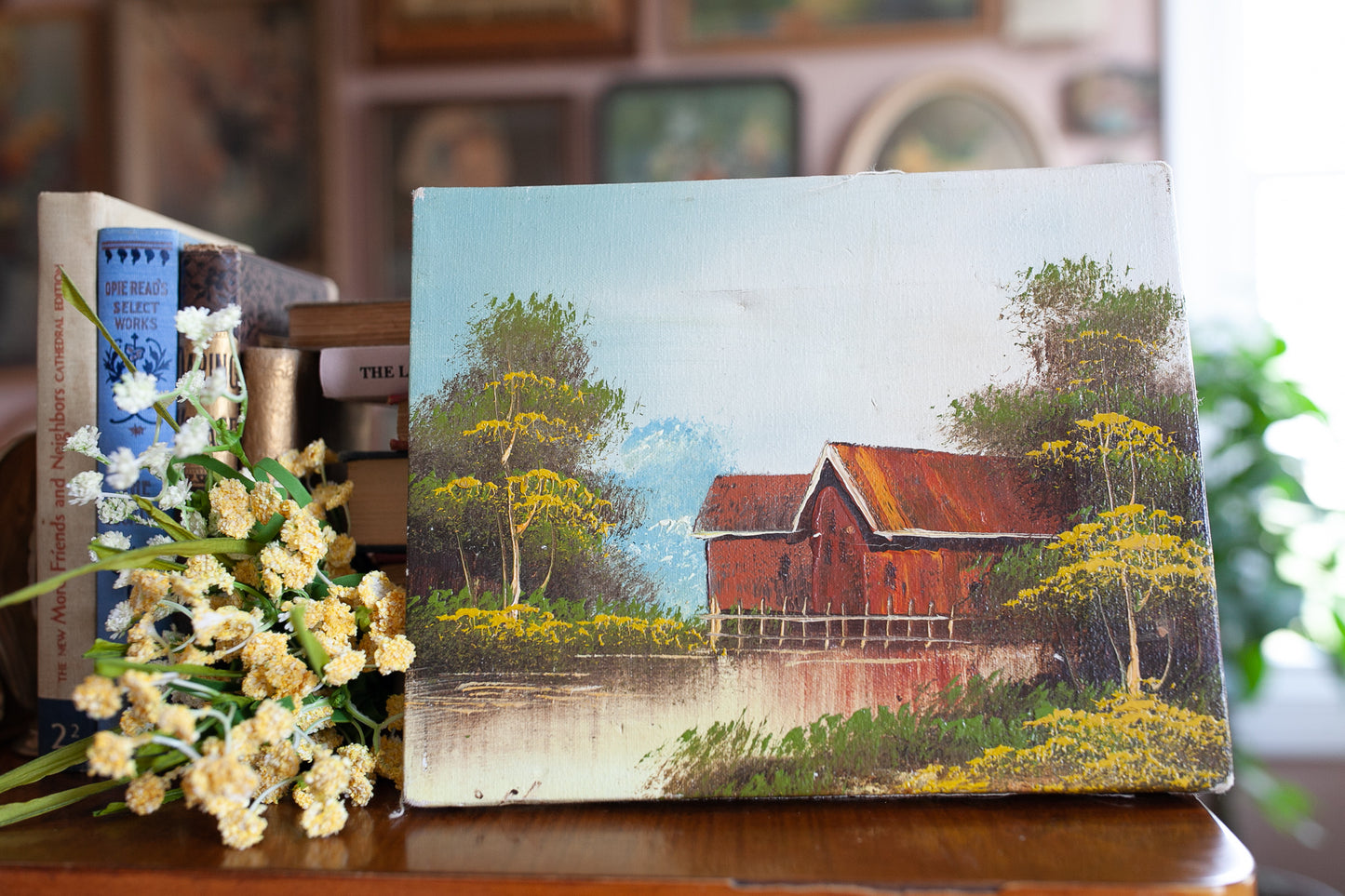 Vintage Farm Art - Barn Art - Vintage Canvas Art