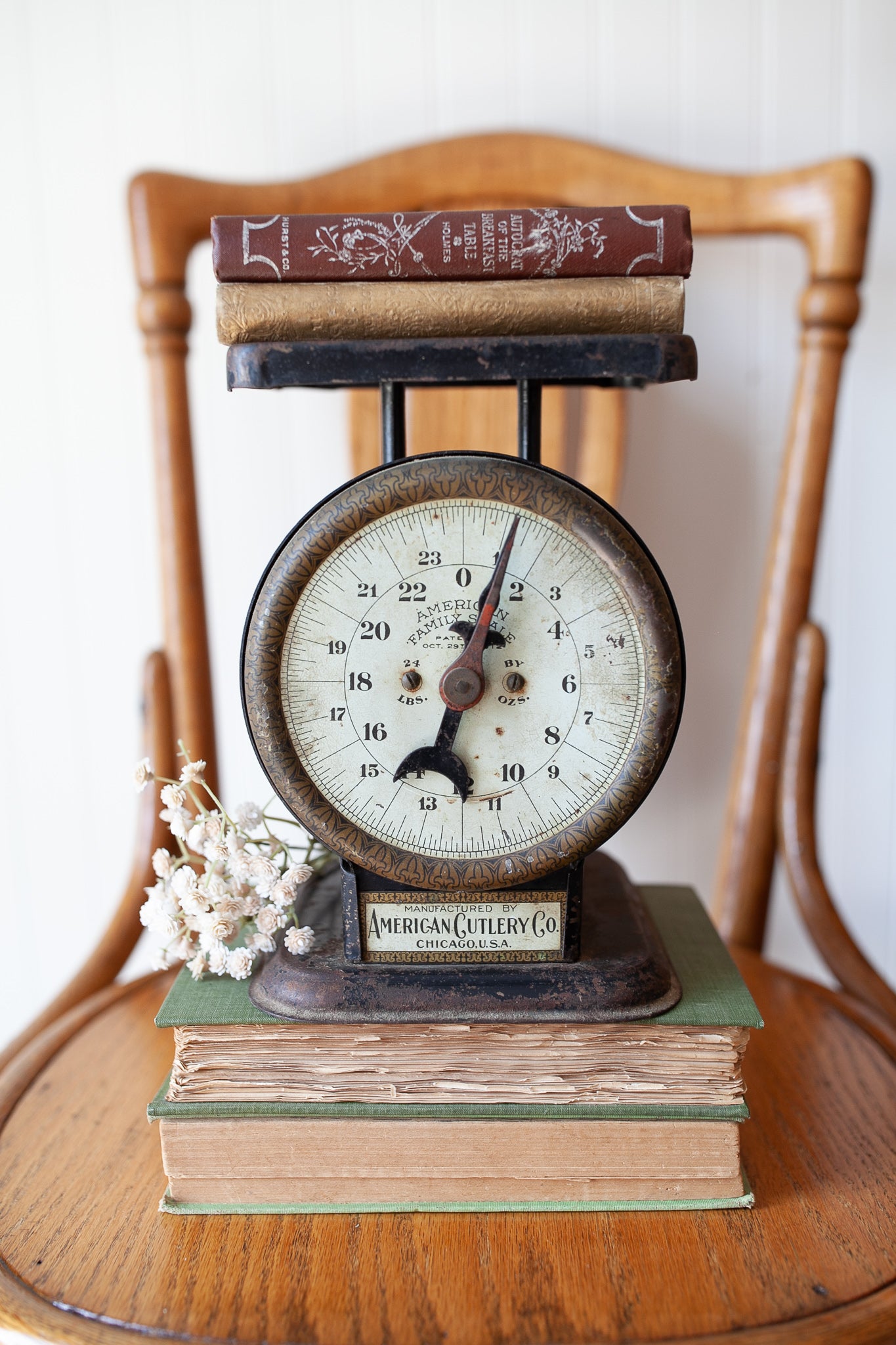 Vintage Scale- Kitchen Scale- American Family Scale -Metal Scale