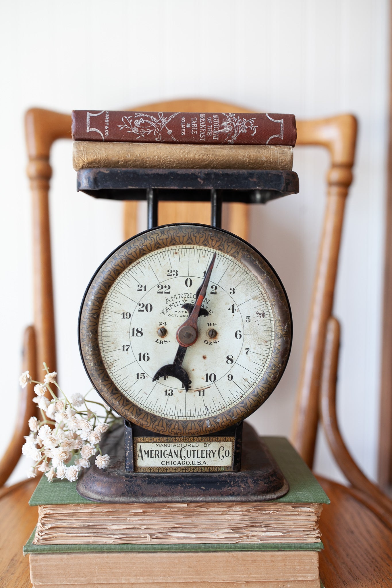 Vintage Scale- Kitchen Scale- American Family Scale -Metal Scale