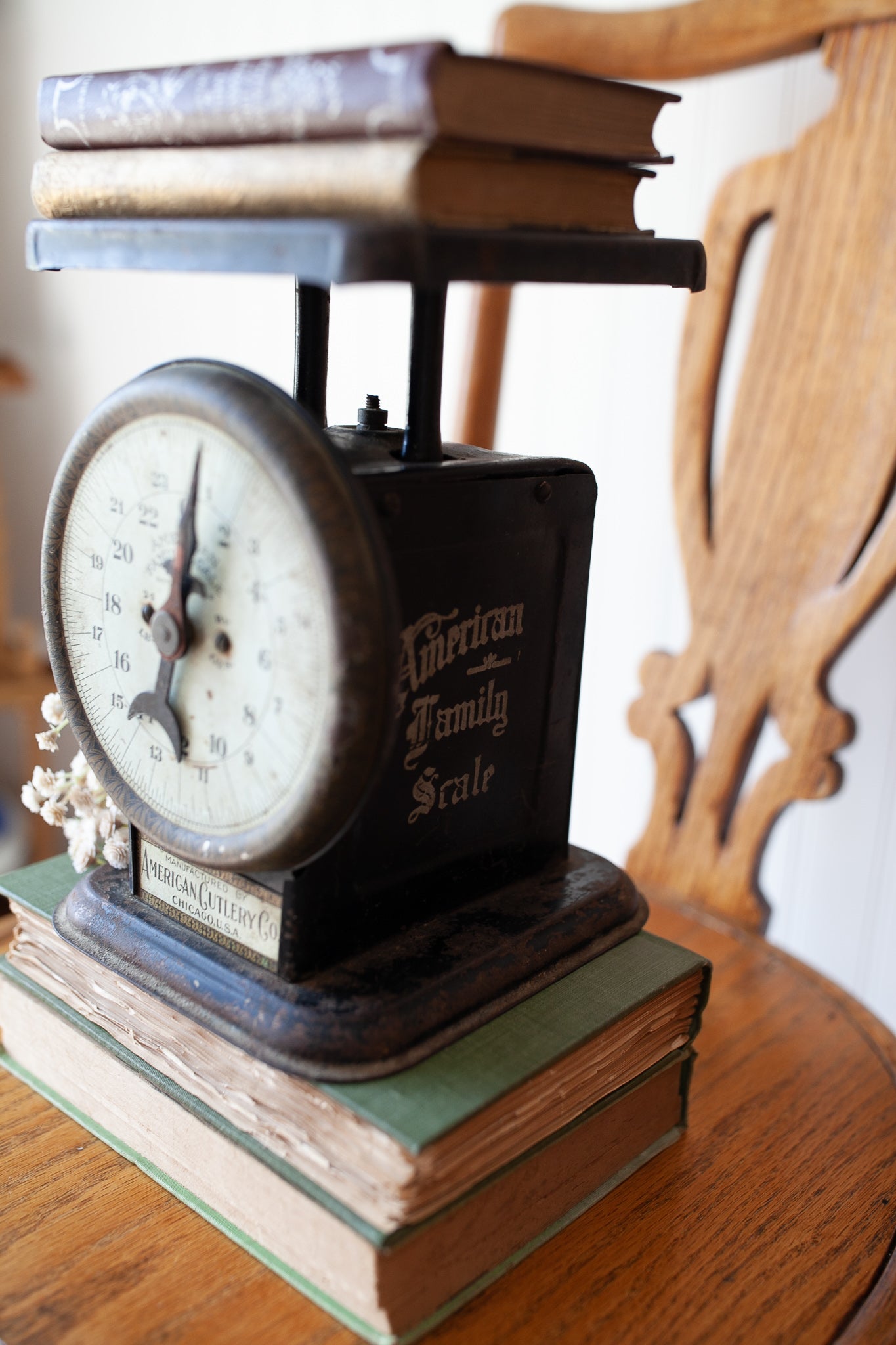 Vintage Scale- Kitchen Scale- American Family Scale -Metal Scale