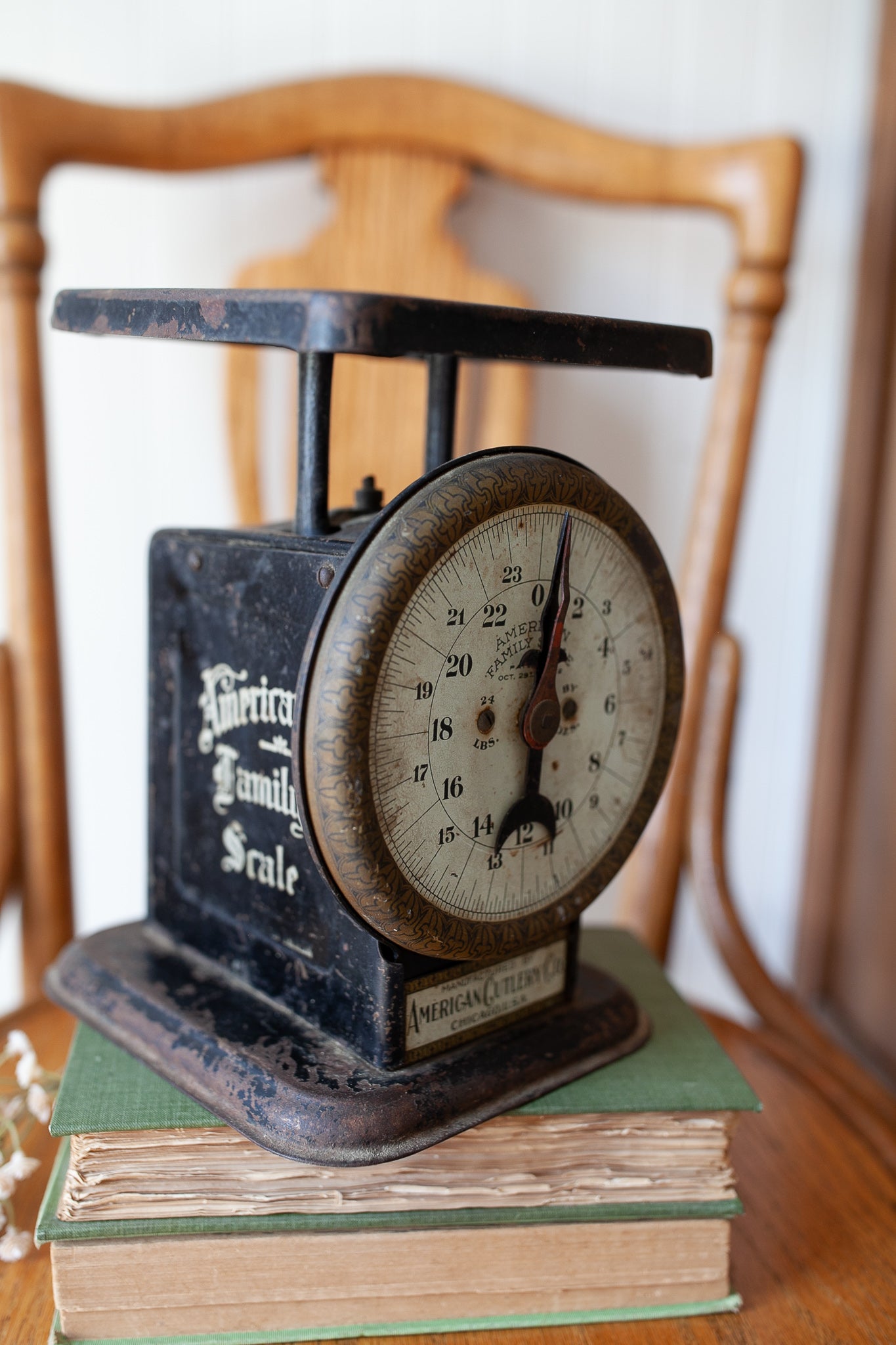 Vintage Scale- Kitchen Scale- American Family Scale -Metal Scale