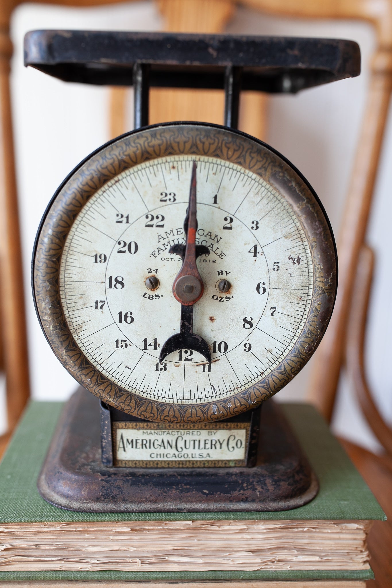 Vintage Scale- Kitchen Scale- American Family Scale -Metal Scale