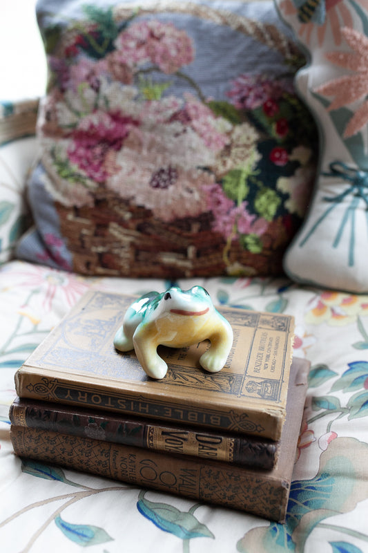 Vintage Flower Frog -Frog - Morton Pottery