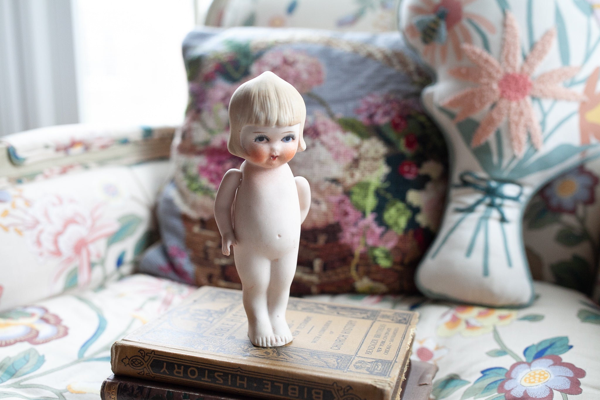 Vintage bisque best sale kewpie doll