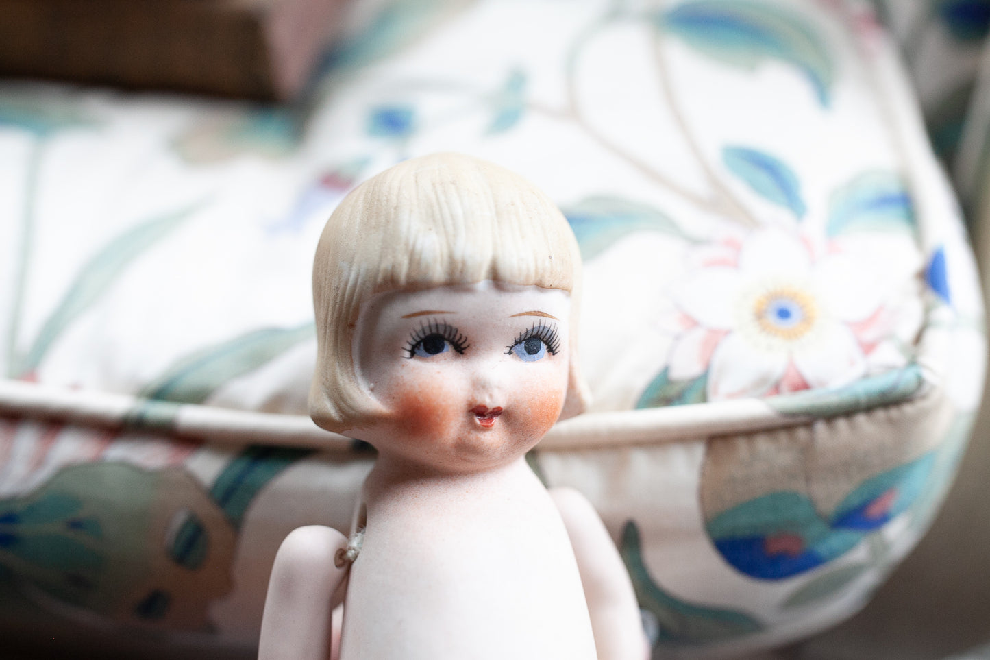 Vintage Bisque Doll - Made in Japan Kewpie Doll