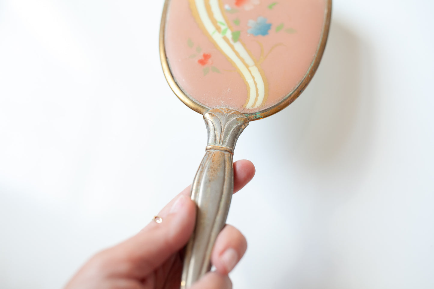 Vintage Hand Mirror- Handheld Mirror