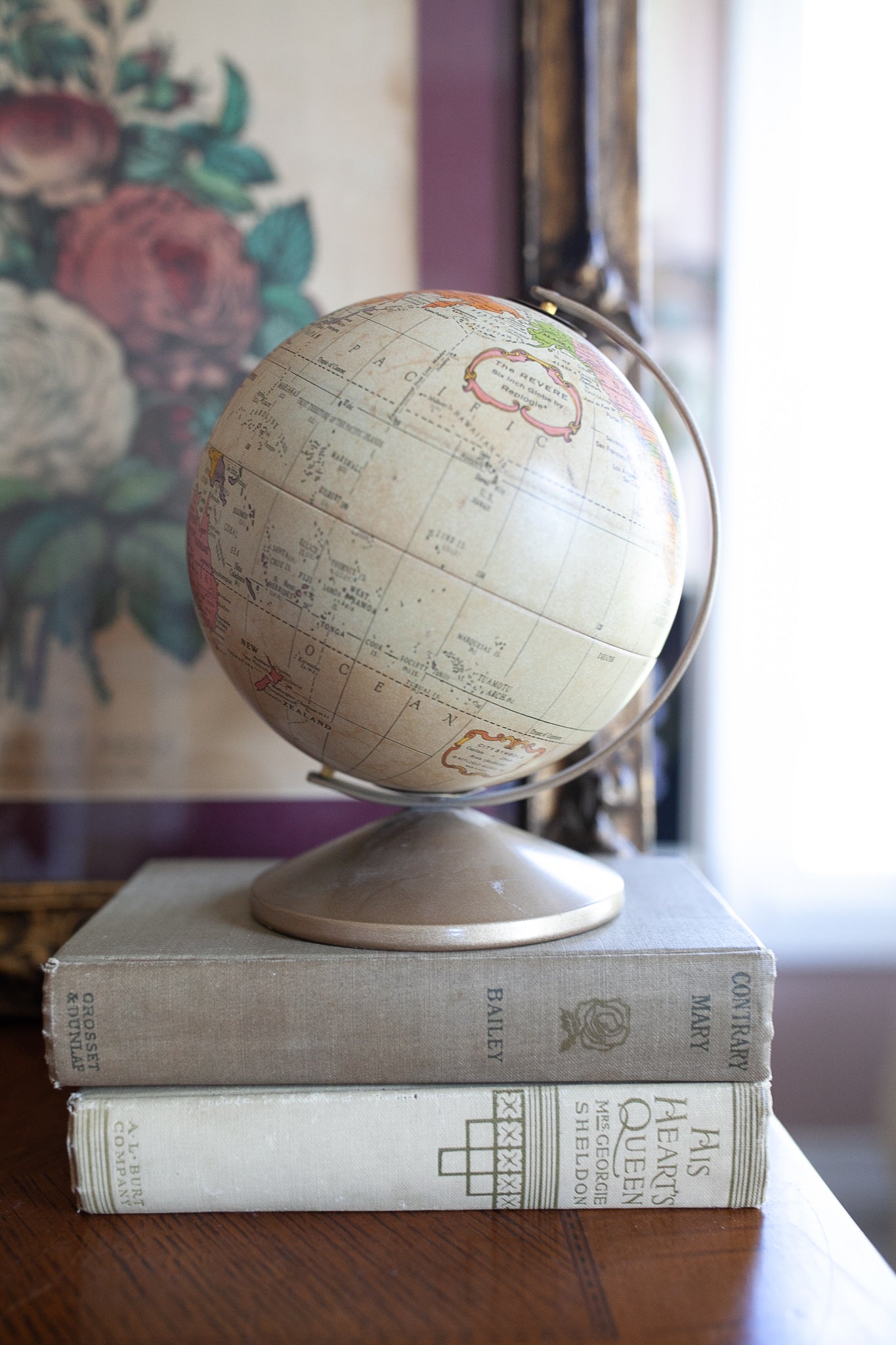 Vintage Globe- Globe Bank- 6" Globe