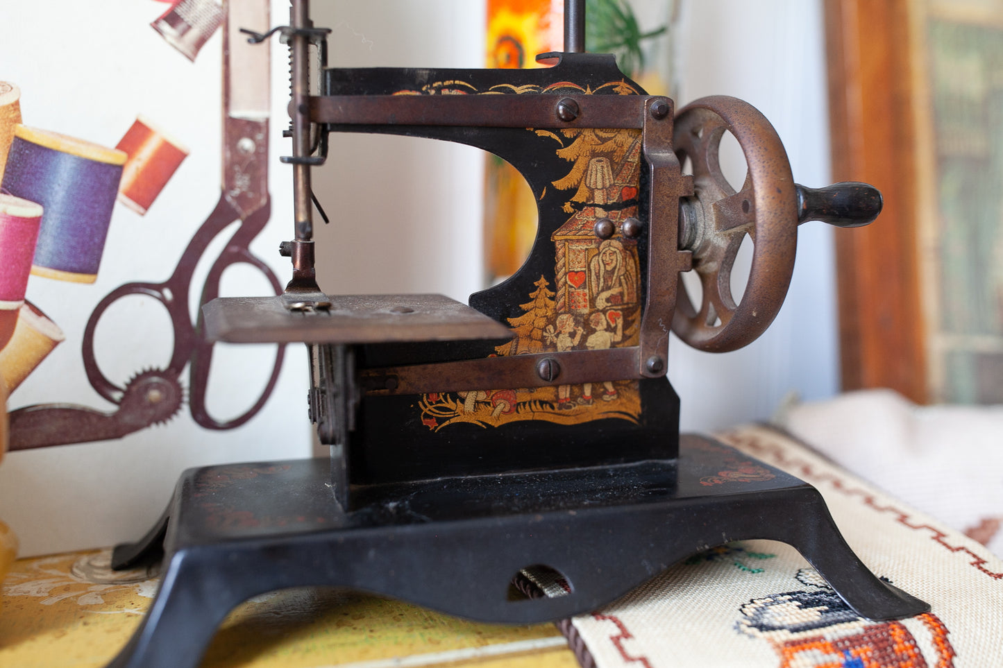Antique Sewing Machine - German Sewing Machine Hanse and Gretel
