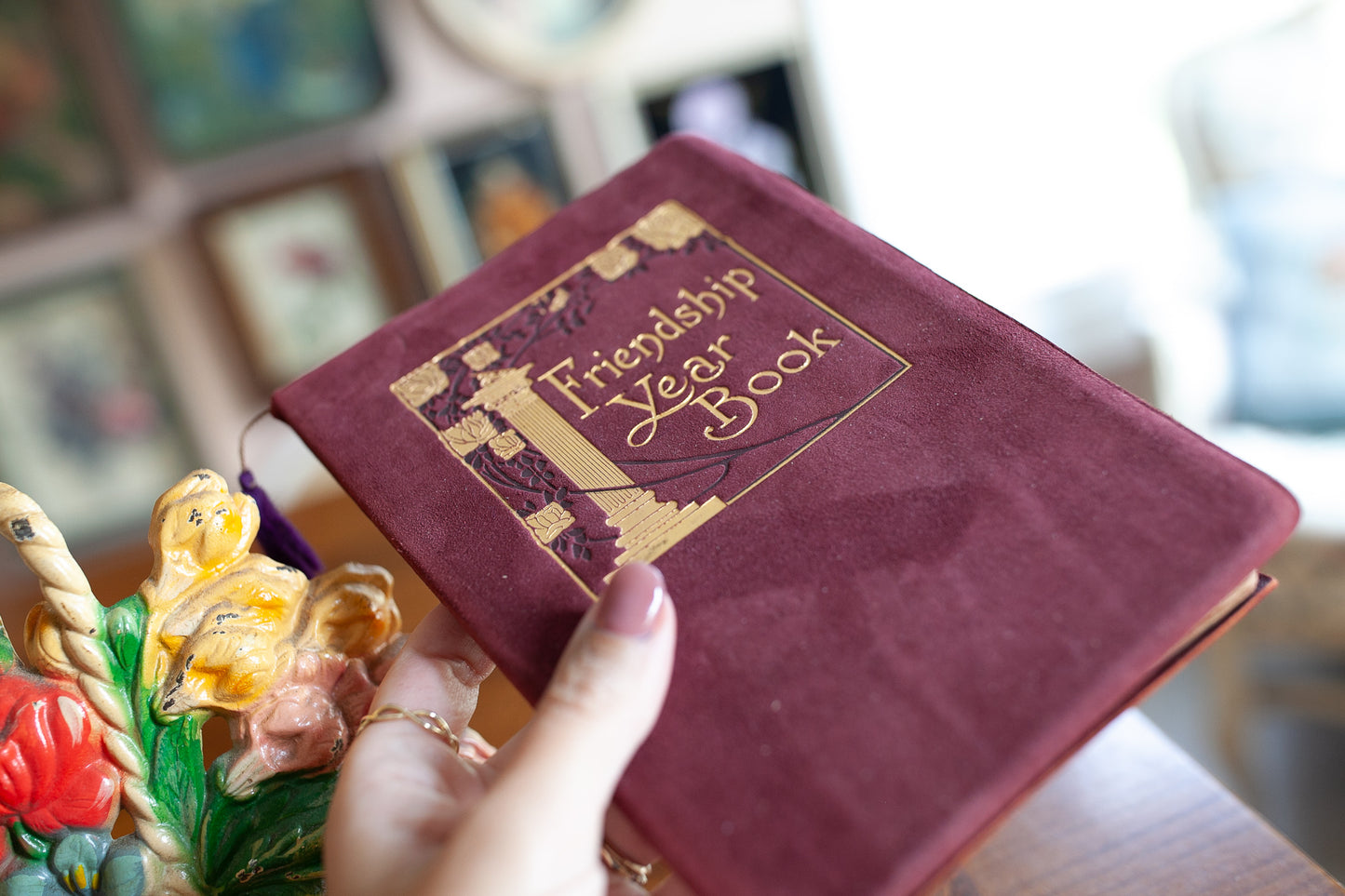 Friendship Year Book- Antique Book 1910