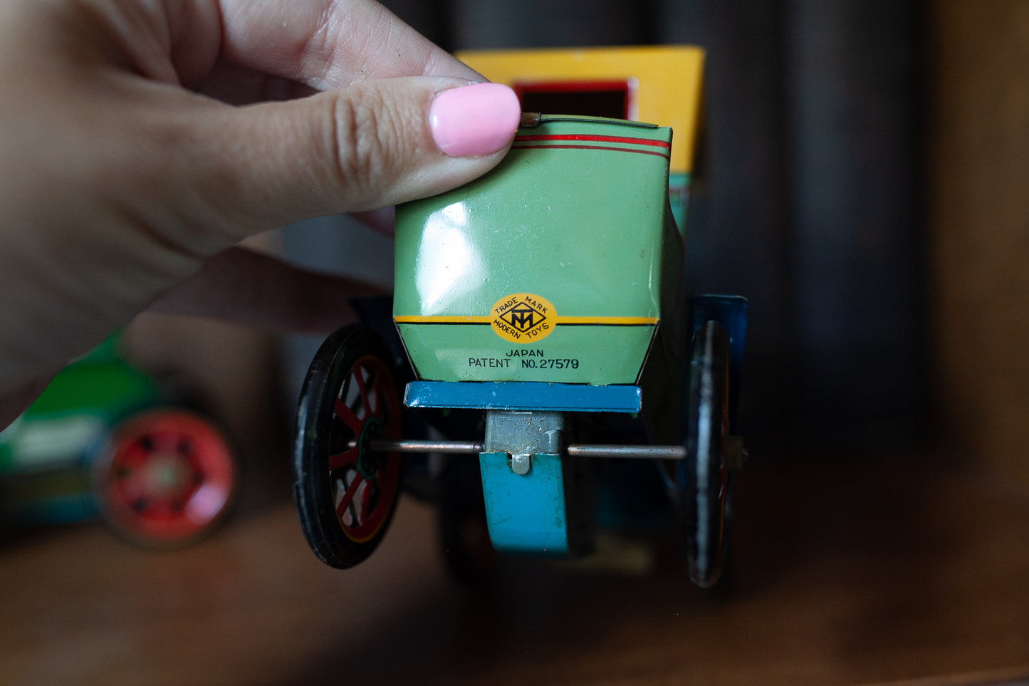 Vintage Toy Car - Oldtimers No 7 Modern Toys Japan Toy Lever Action Motor