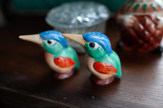 Vintage Salt and Pepper Shakers- Bird Salt and Pepper