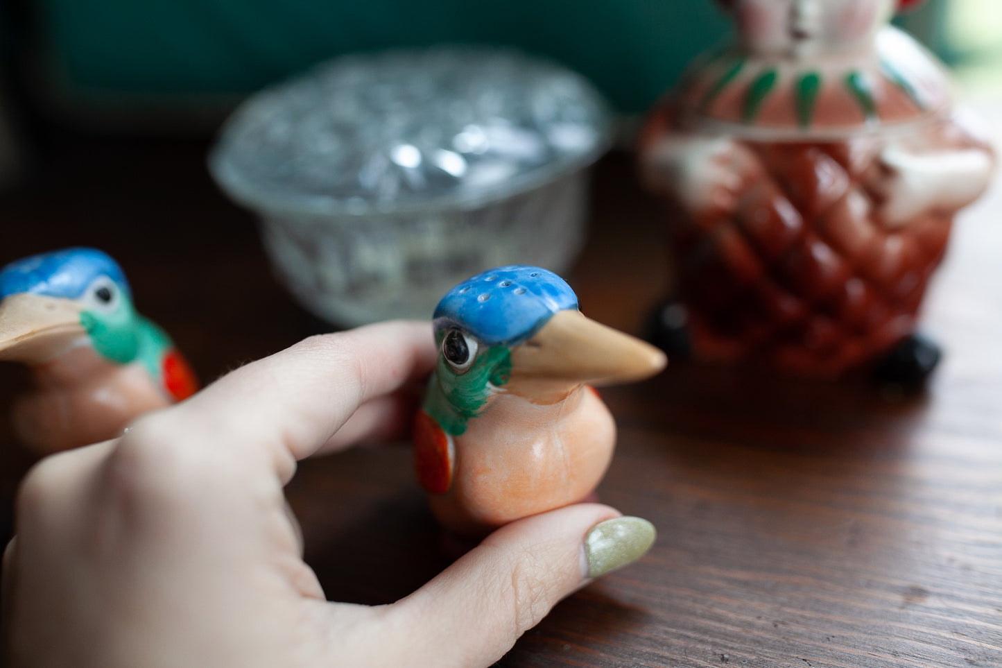 Vintage Salt and Pepper Shakers- Bird Salt and Pepper