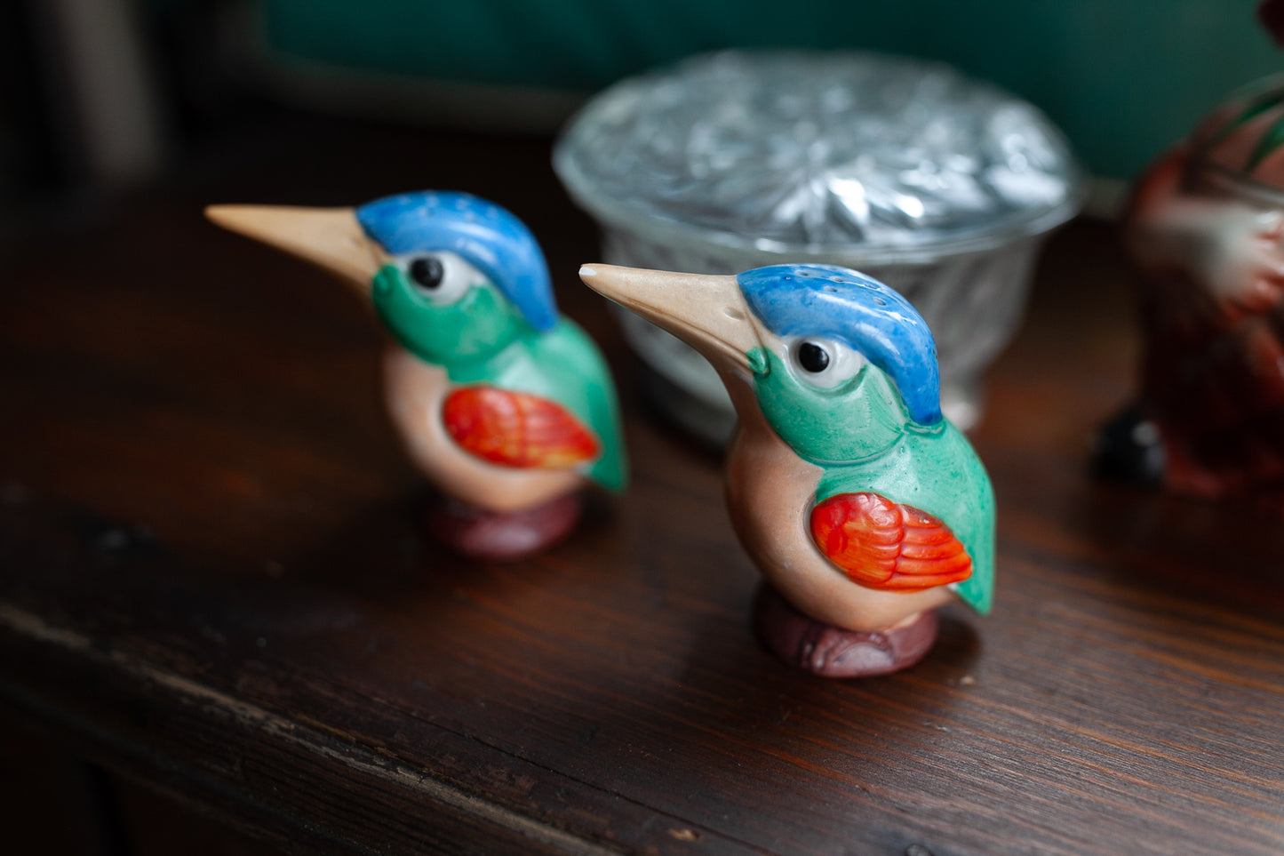 Vintage Salt and Pepper Shakers- Bird Salt and Pepper