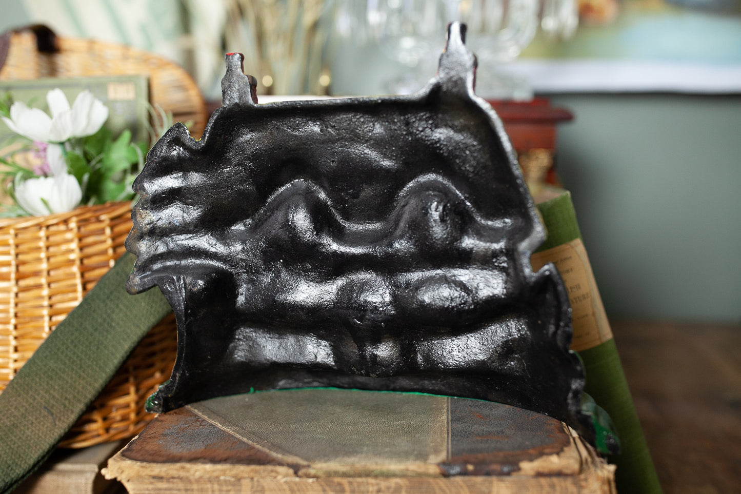 Vintage House Door Stop- Cast Iron