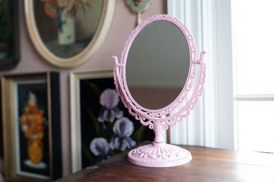 Pink Mirror - Plastic mirror -Vanity Mirror