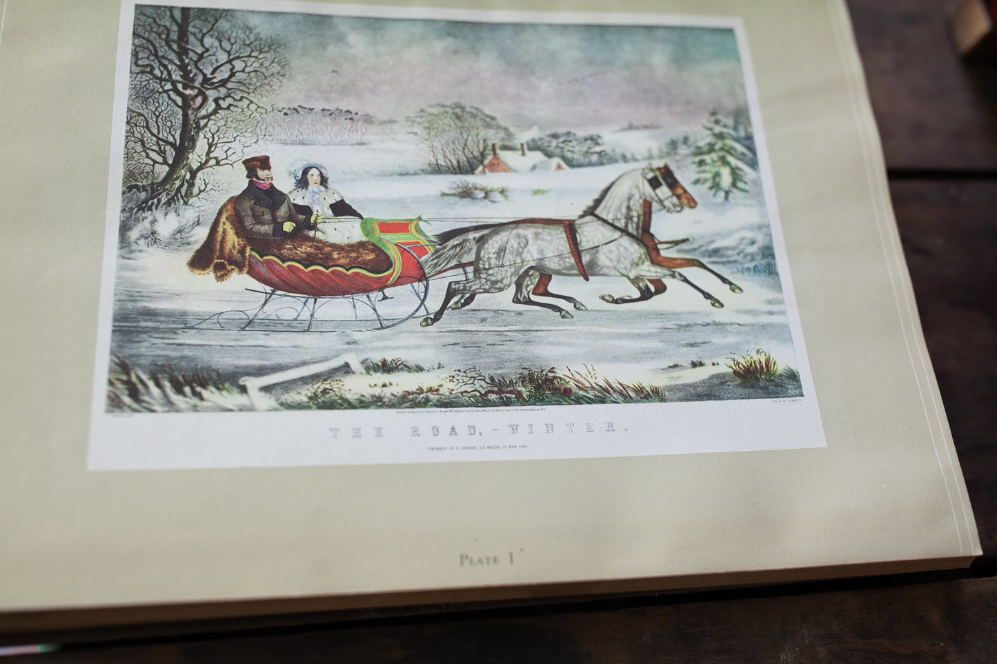 "Currier & Ives: Printmakers to the American People" - Art Book -Vintage Art Book