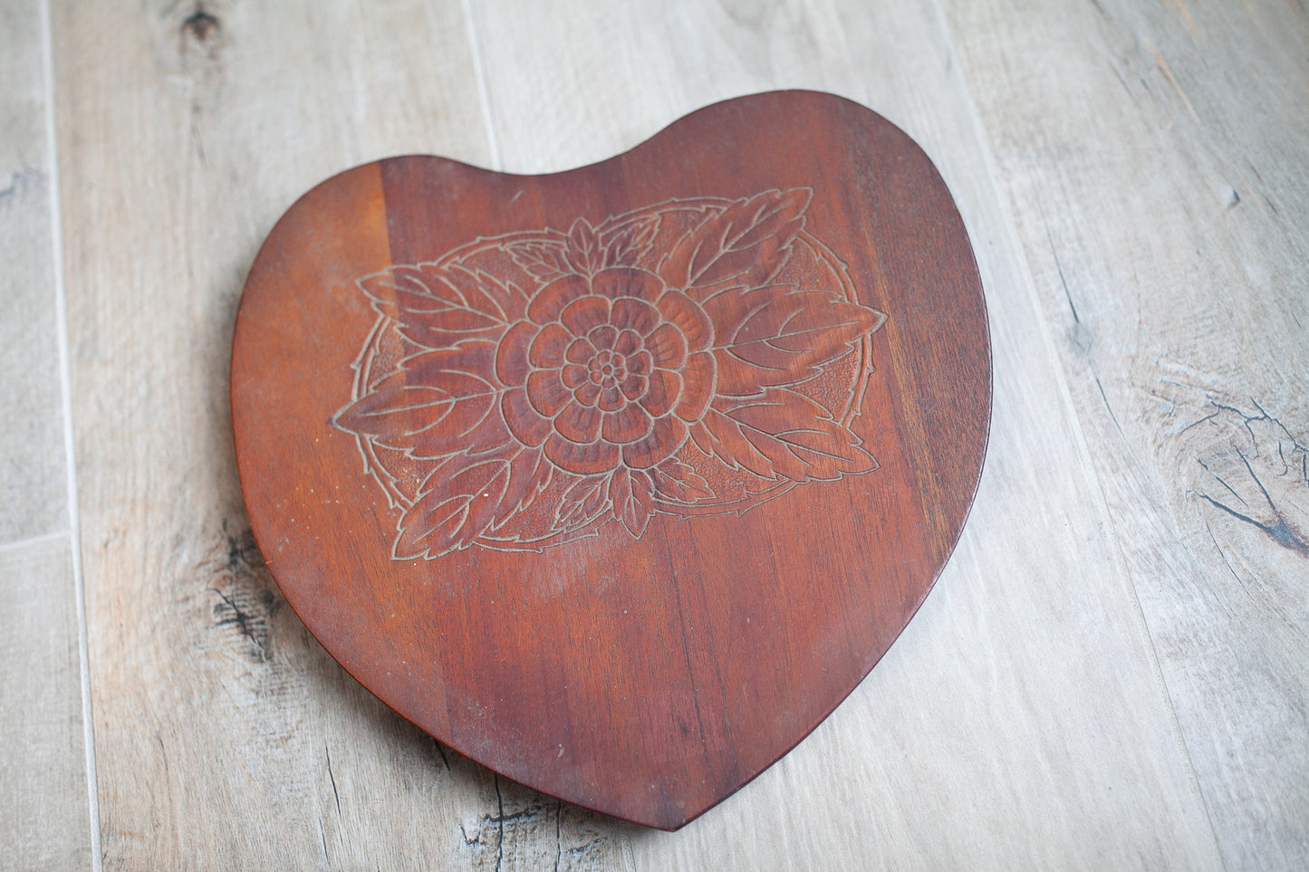 Vintage Heart -Wooden Heart