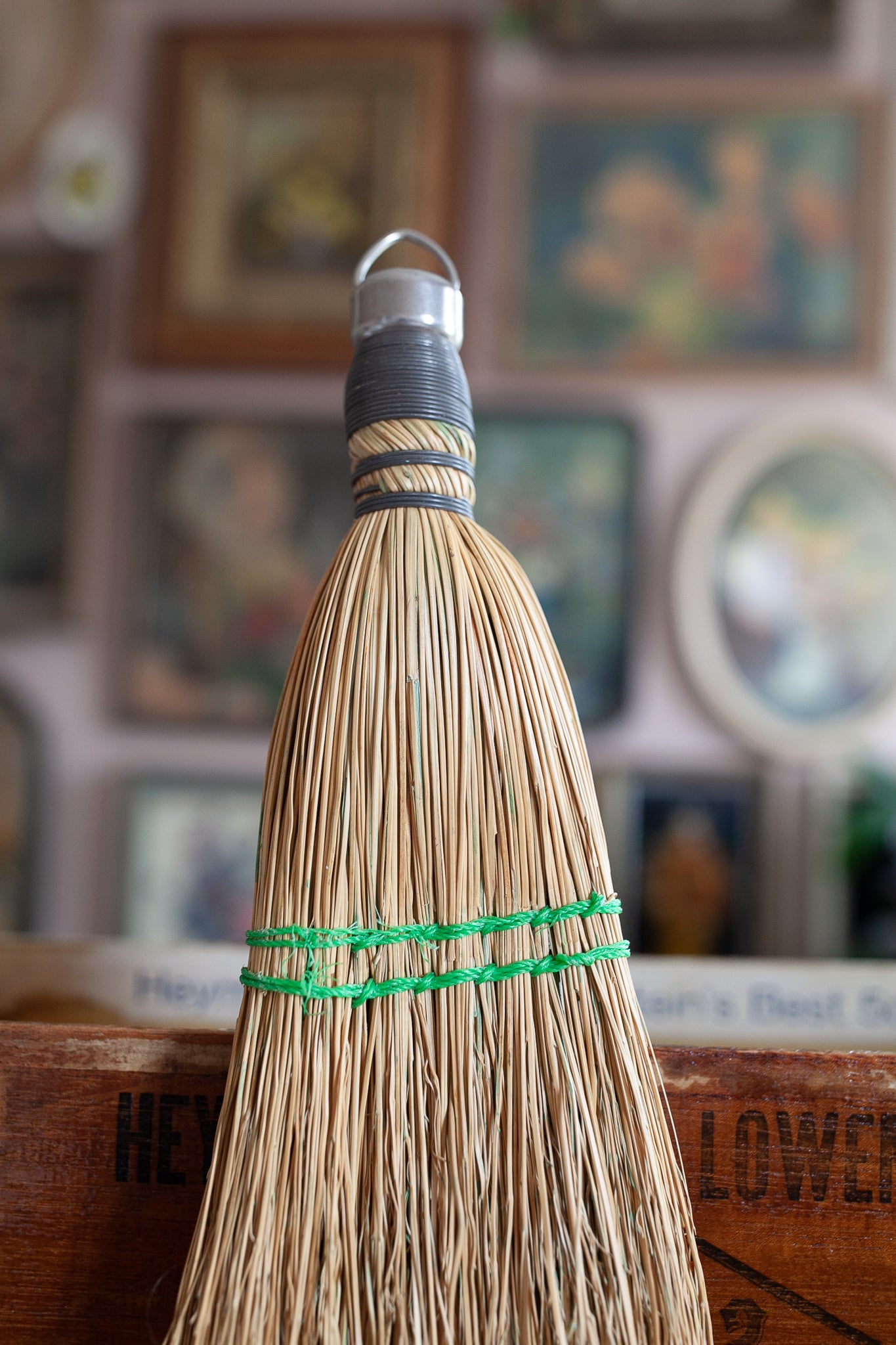 Vintage Whisk Broom -  Small Broom - Decorative broom
