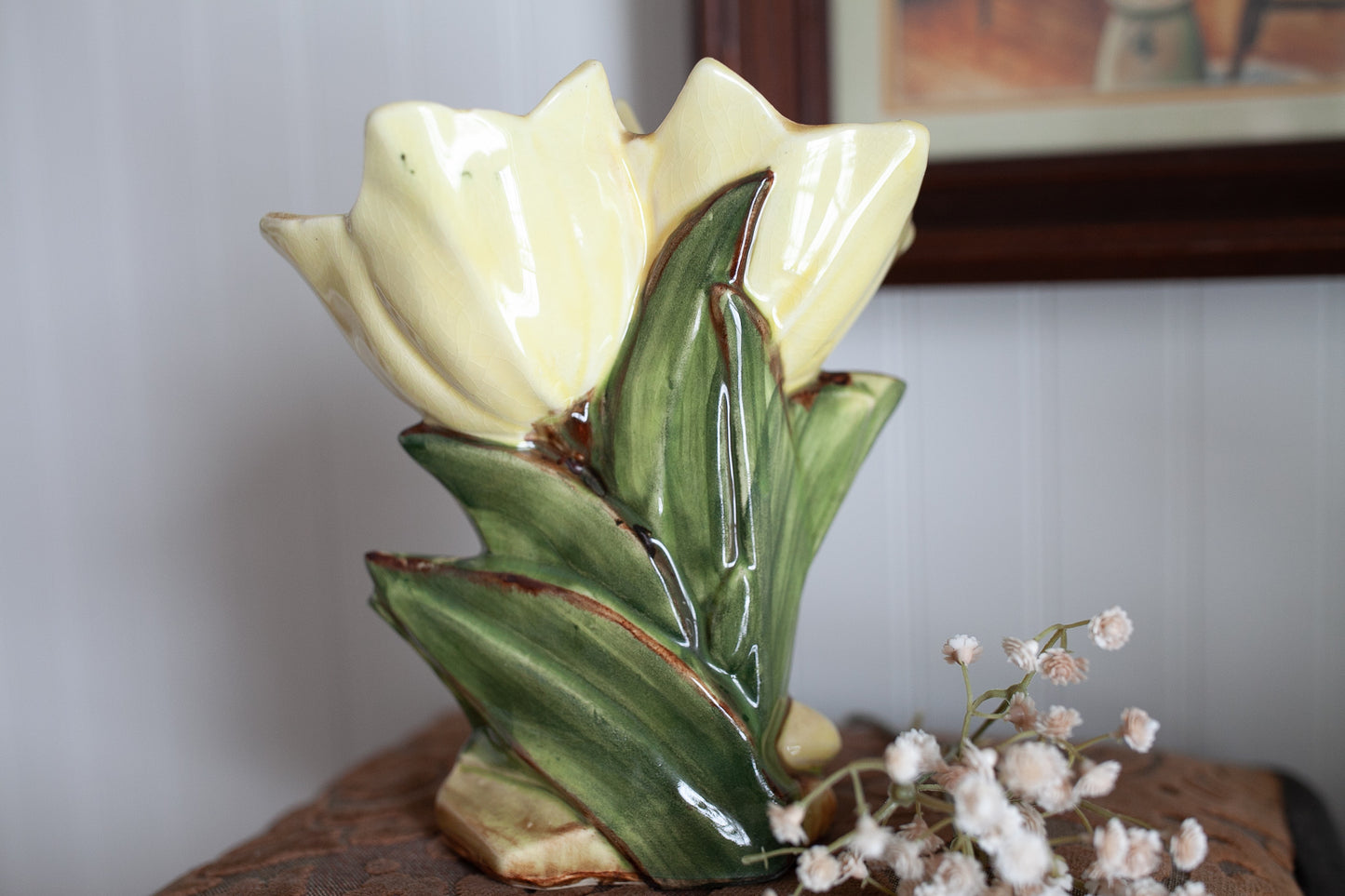 Vintage McCoy Tulip Vase - Flower McCoy