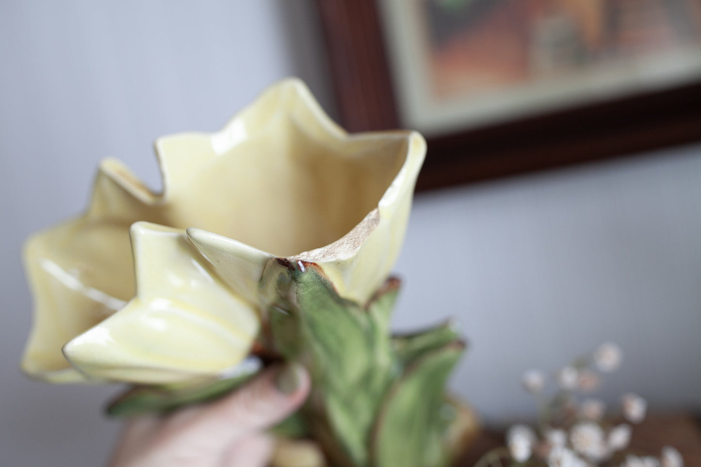 Vintage McCoy Tulip Vase - Flower McCoy