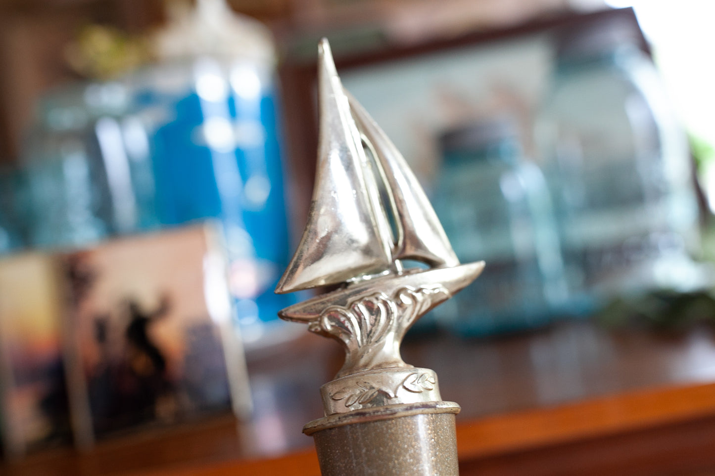 Vintage Sailing Trophy - Nautical Decor