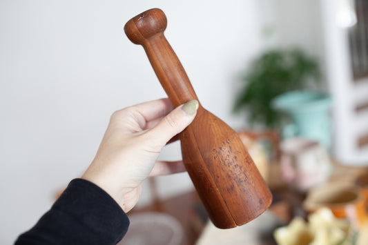 Vintage wood masher