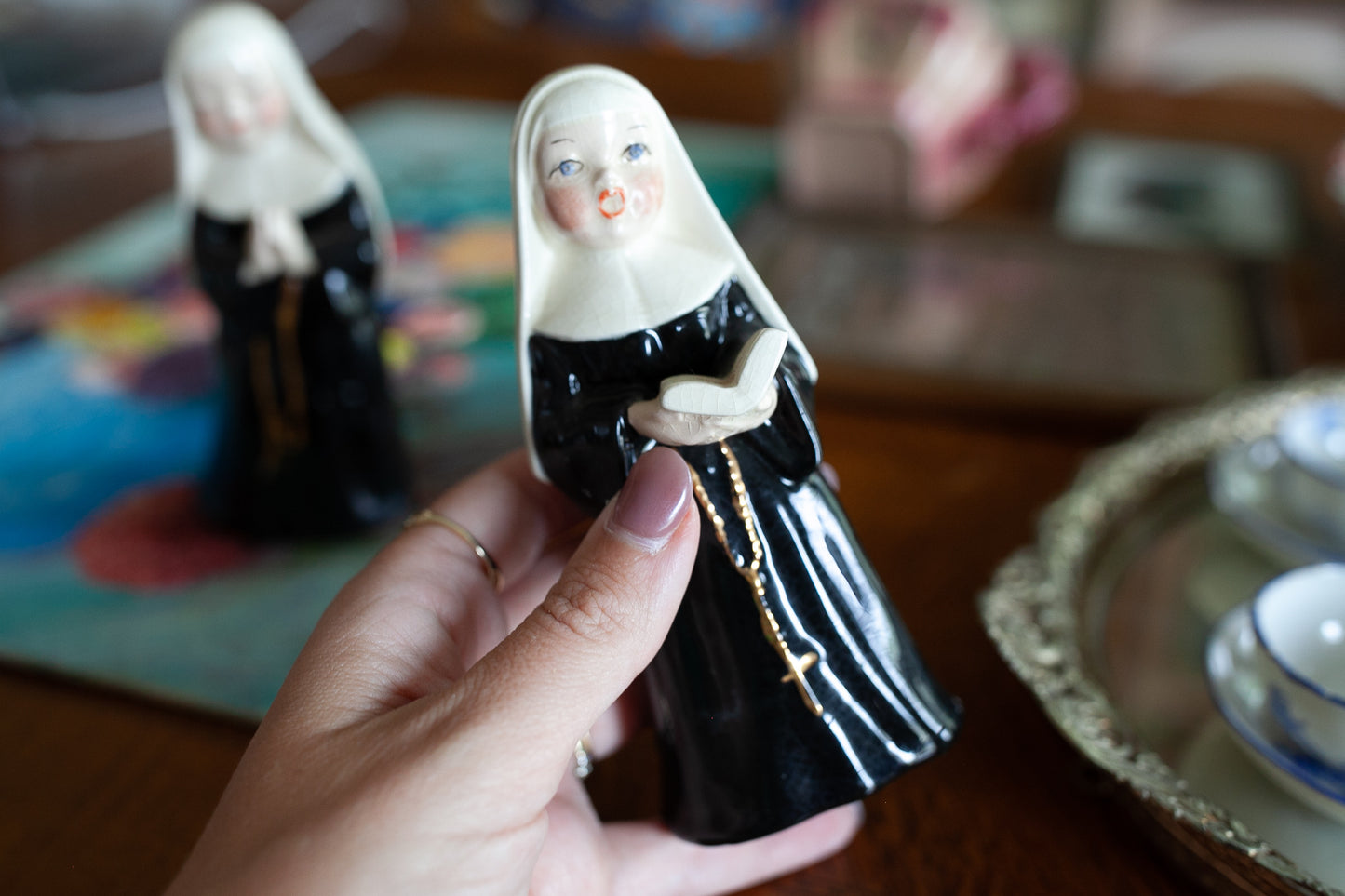 Vintage Nuns - Nun- Porcelain Nun -Holland Mold