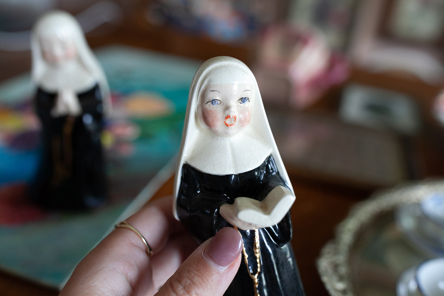 Vintage Nuns - Nun- Porcelain Nun -Holland Mold