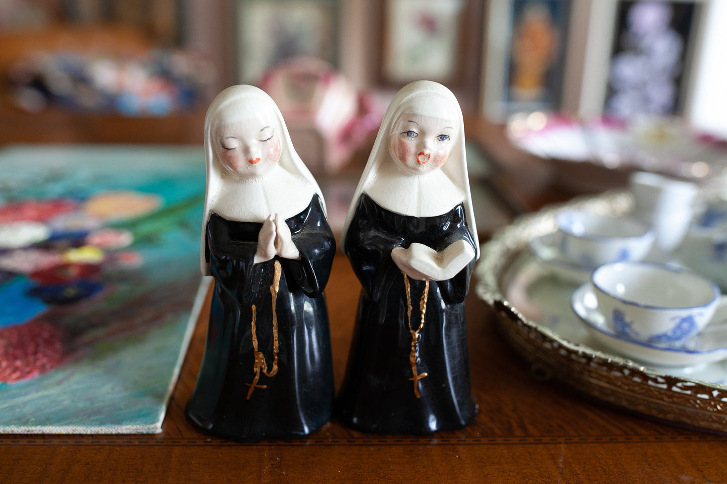 Vintage Nuns - Nun- Porcelain Nun -Holland Mold