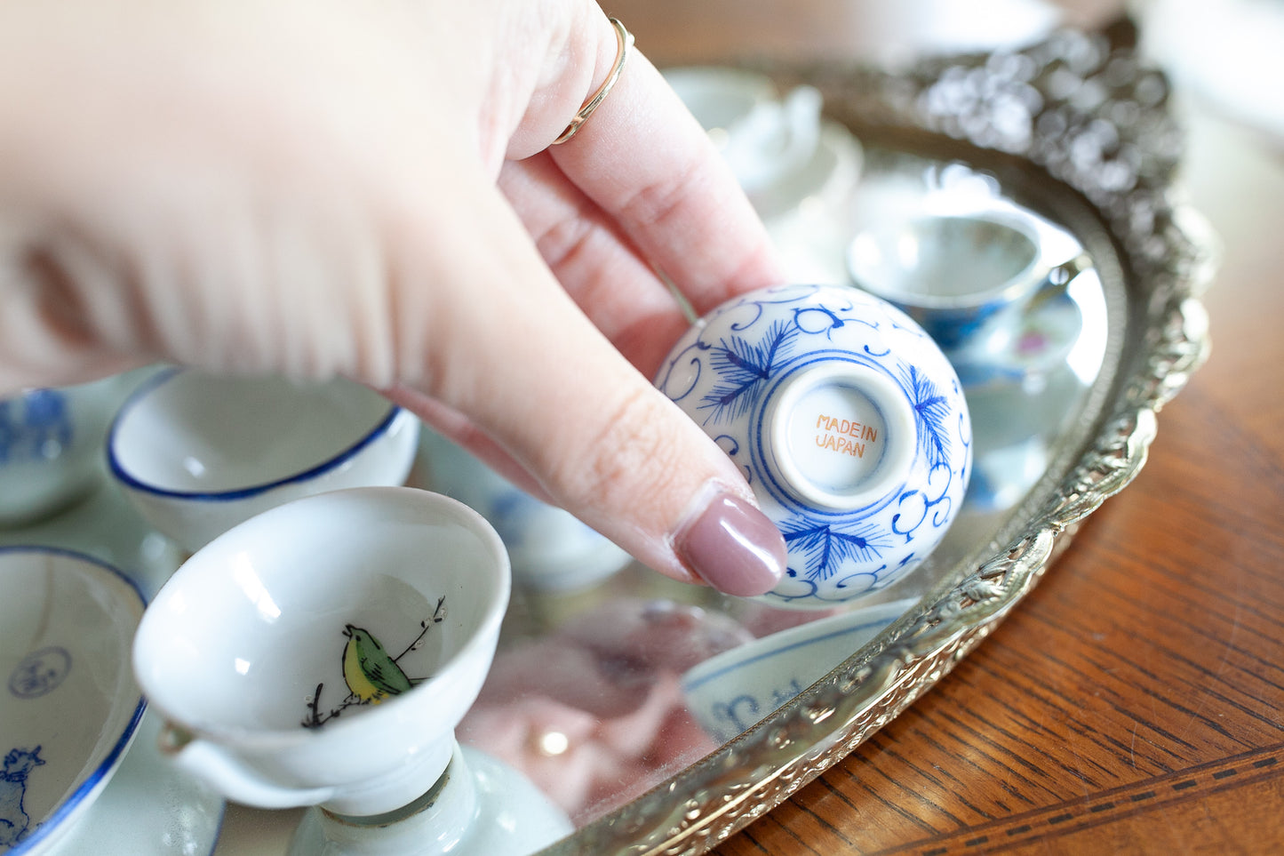 Vintage Tea Set- Toy Tea Set -Porcelain tea set - vintage china