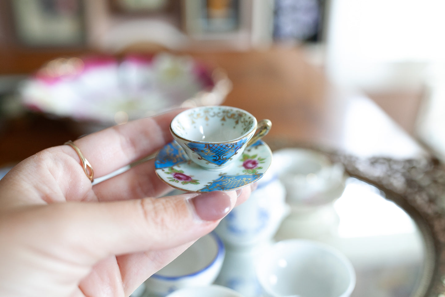 Vintage Tea Set- Toy Tea Set -Porcelain tea set - vintage china