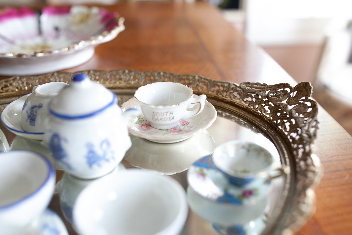 Vintage Tea Set- Toy Tea Set -Porcelain tea set - vintage china