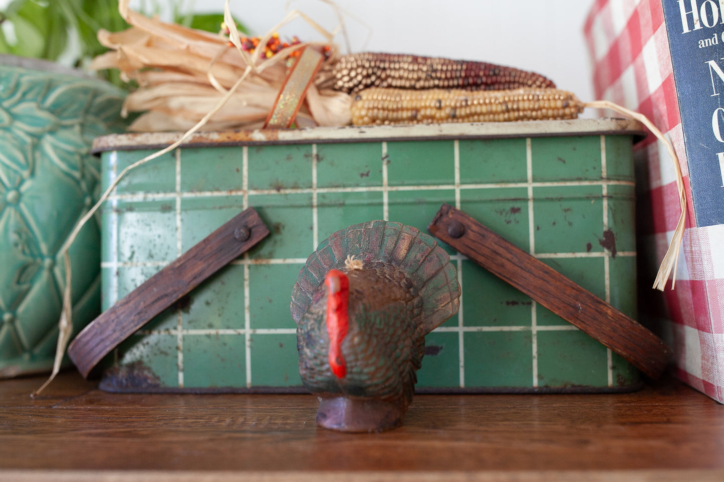 Turkey- Turkey Candle - Thanksgiving Decor