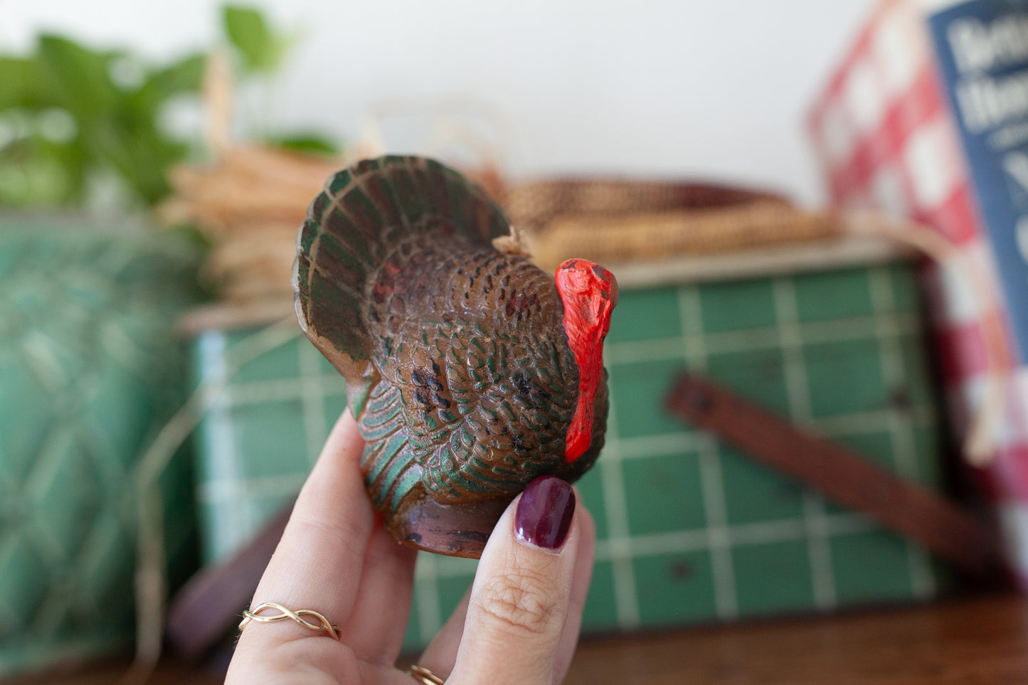 Turkey- Turkey Candle - Thanksgiving Decor