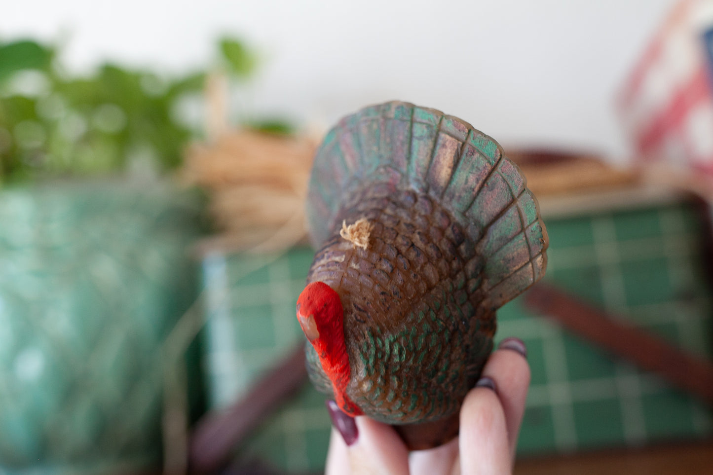 Turkey- Turkey Candle - Thanksgiving Decor