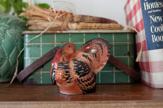 Vintage Turkey Planter -Turkey- Thanksgiving