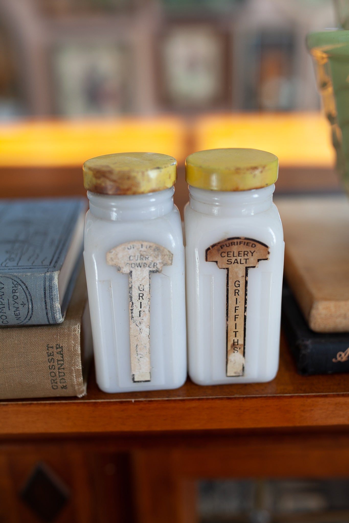 Griffith's Spice Jars - Vintage Kitchen- Vintage Jars