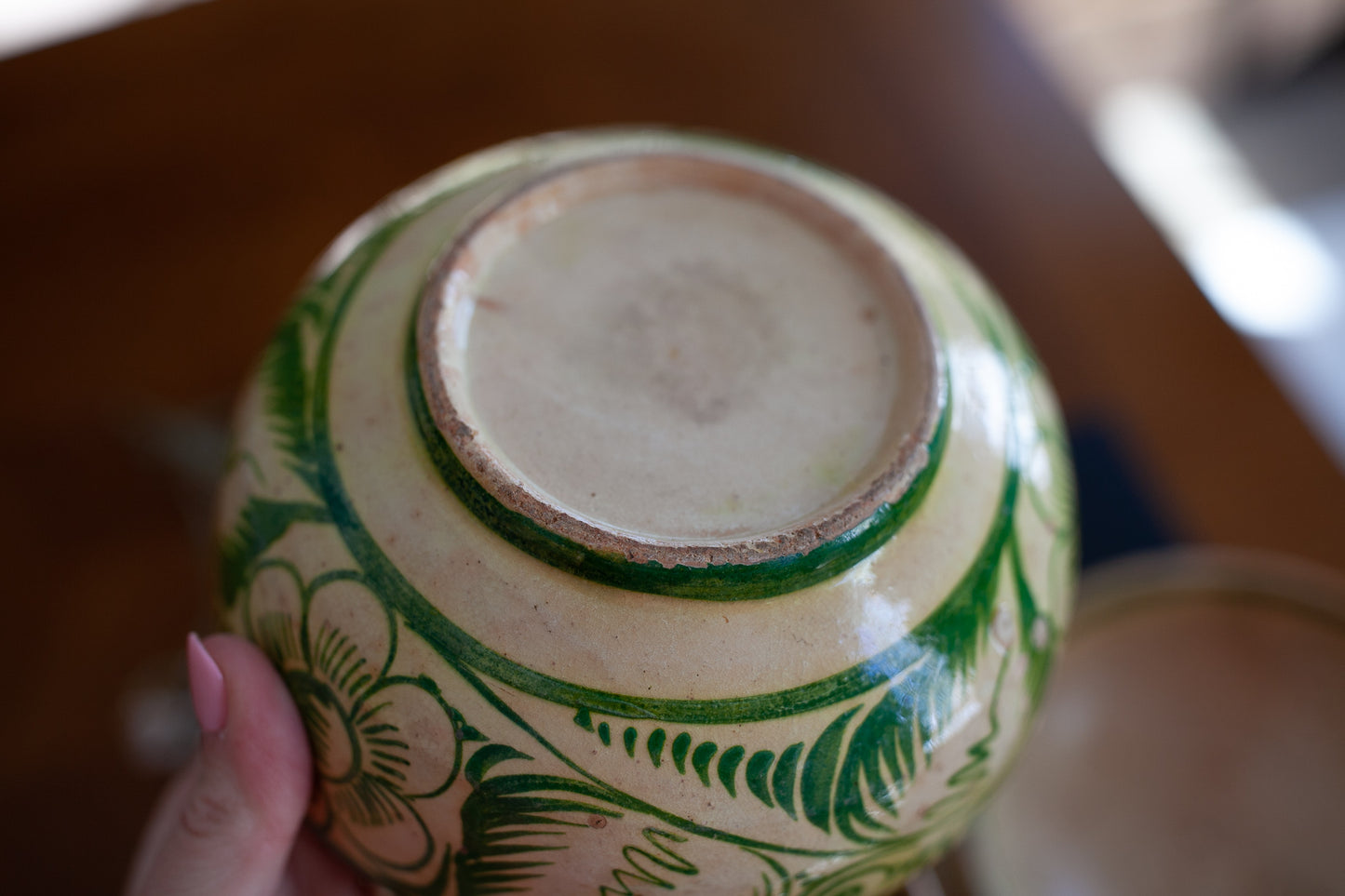 Vintage Bowls - Green Stack of 3 Bowls