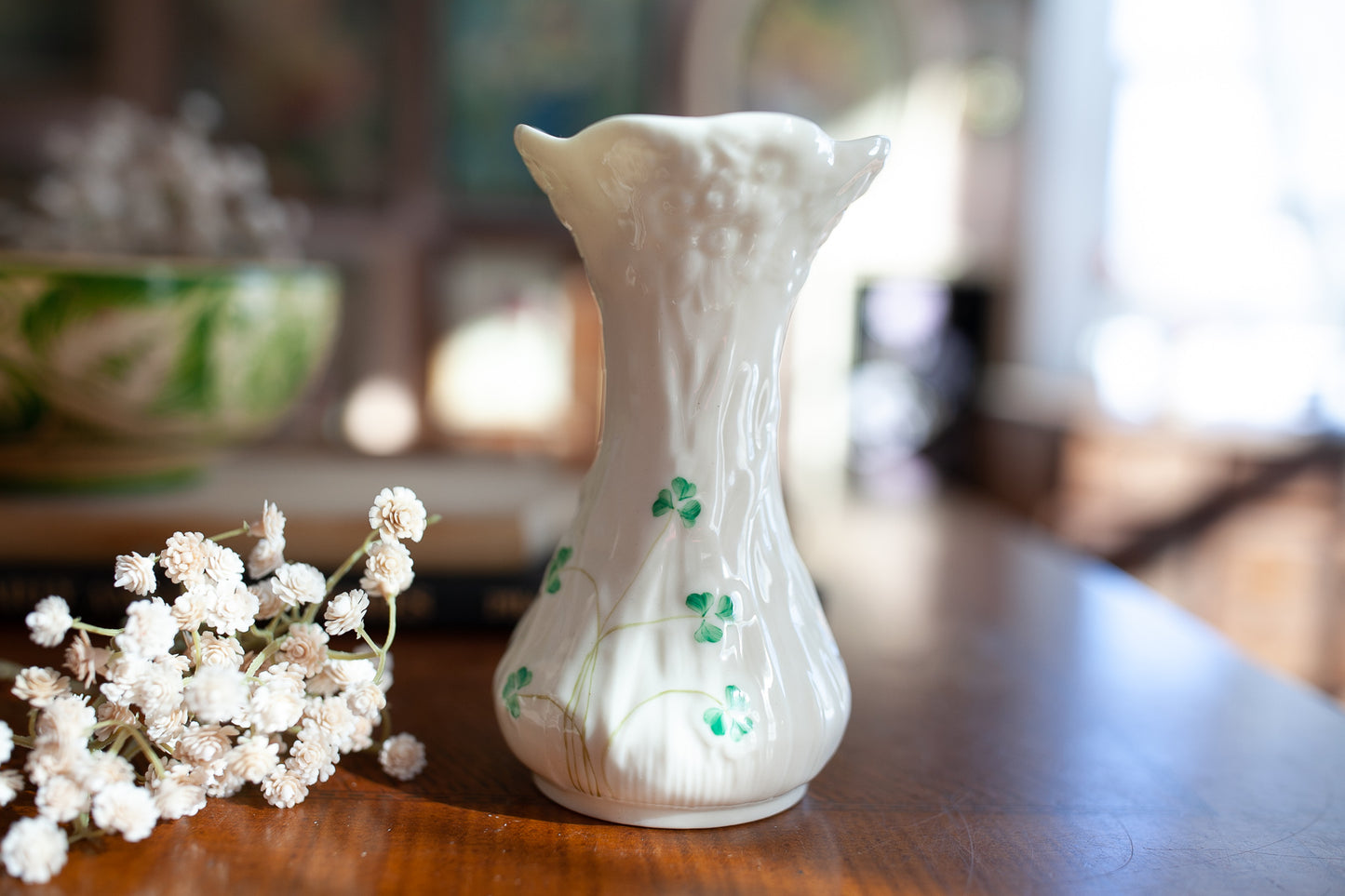 Vintage Belleek Vase - Belleek Pottery