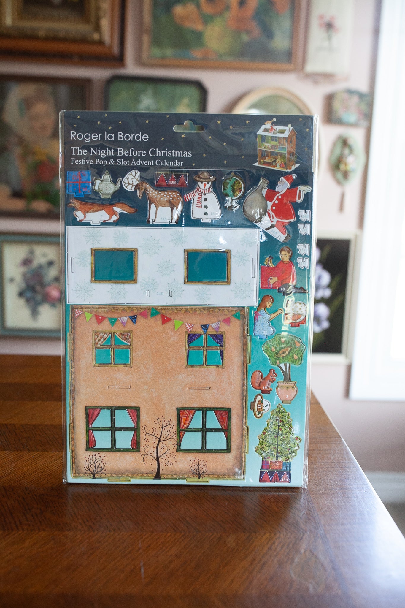 Christmas Pop & Slot Advent Calendar - Doll House Advent Calendar- Night Before Christmas 3D Advent Calendar