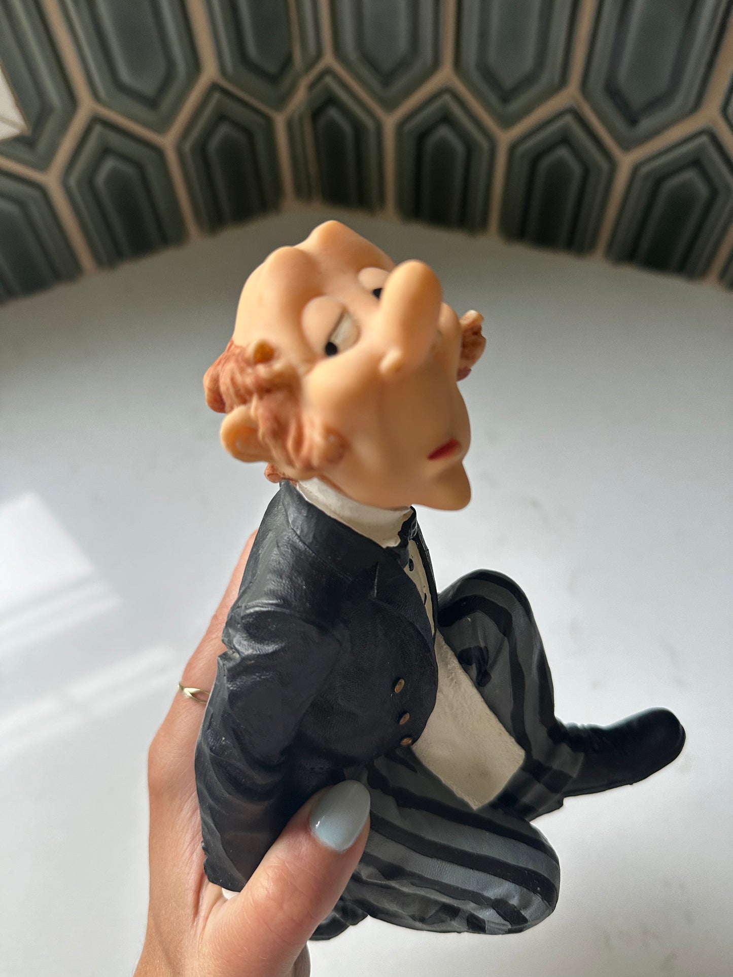 Vintage Kitsch Wine Holder- James the Butler