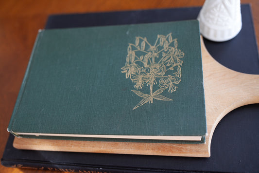 Vintage Floral Book -The White-Flower -Farm Garden Book