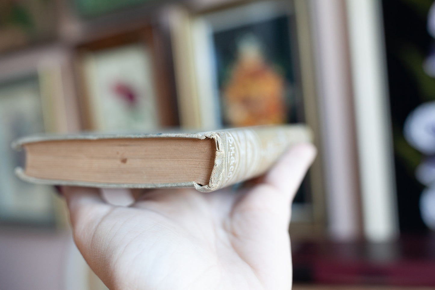 John Halifax , Gentleman -Antique Book- Small Book- Silver