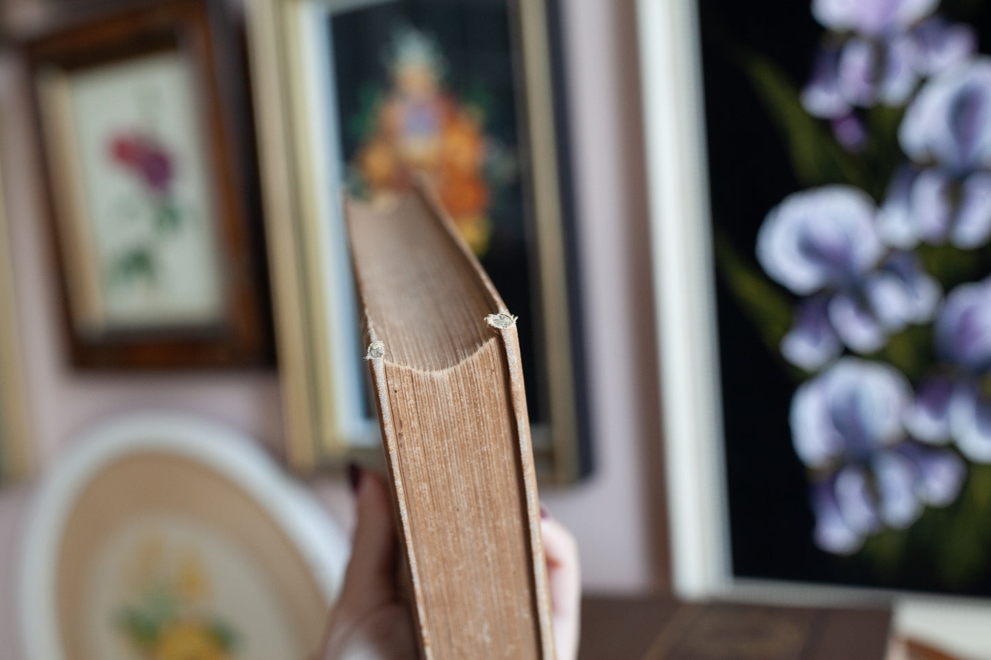 Antique Book- Brown Spine Book- Poetry Book- 1881 Antique 19th century Whittier poetry book Houghton Mifflin edition